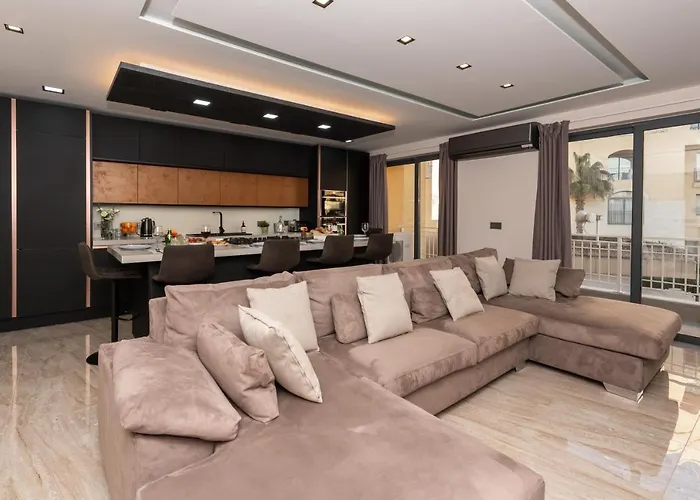 Apartment Luxury 2 Bed In The Heart Of St Julians